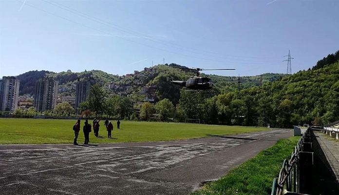 Zeničanka uspješno evakuisana helikopterom (VIDEO)