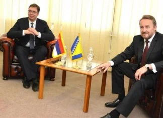 Izetbegović i Vučić razgovarali o odnosima BiH i Srbije