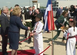 Matviyenko dočekana u Banjoj Luci bez obilježja države BiH