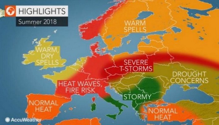 Evropu očekuje pakleno ljeto, na Balkanu moguće poplave
