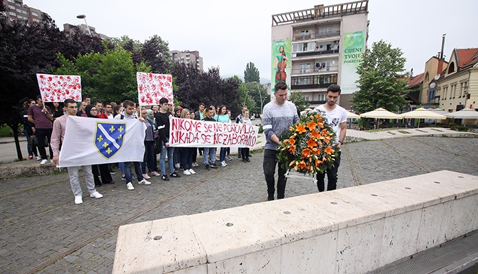 Studenti Pravnog fakulteta u Zenici obilježili Dan bijelih traka