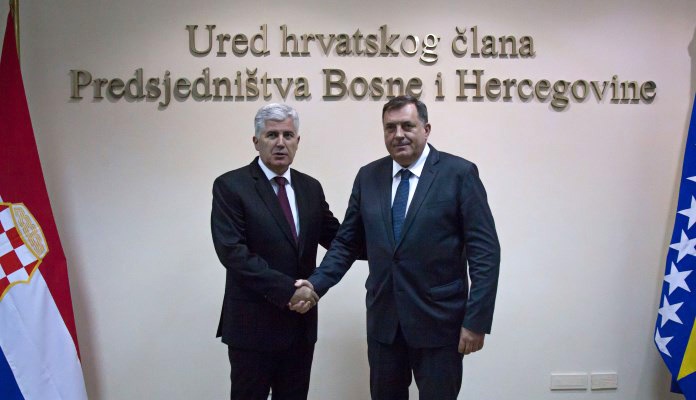 Dragan Čović i Milorad Dodik u Mostaru