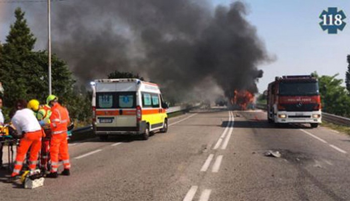 Zapalio se autobus s učenicima iz BiH na ekskurziji u Italiji