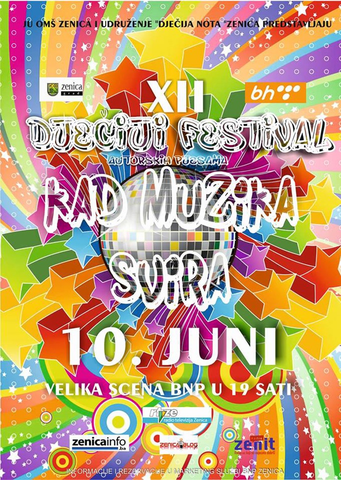 U Zenici ove nedjelje 12. Dječiji festival “Kad muzika svira”