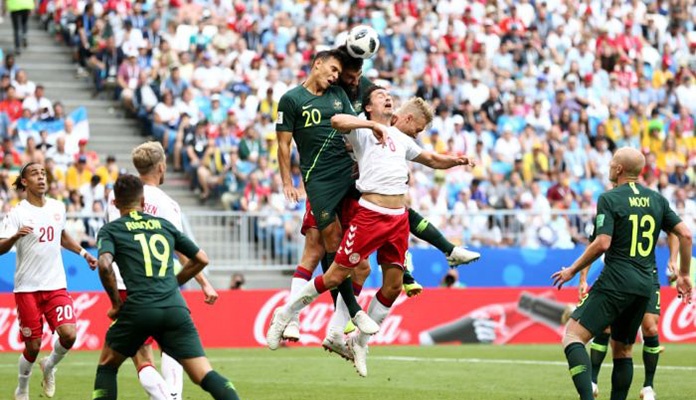 Nogometaši Danske i Australije odigrali neriješeno