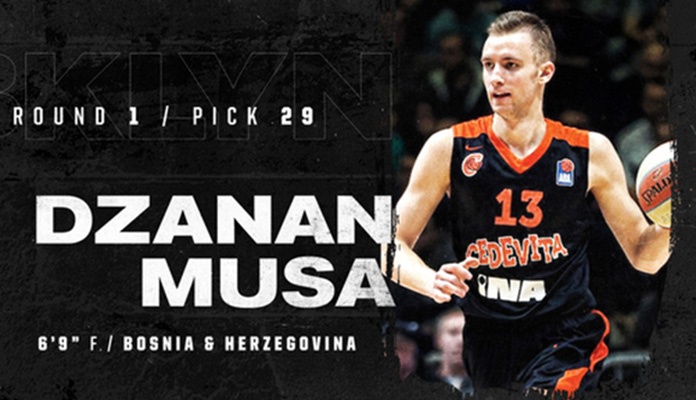 NBA draft: Džanan Musa ide u Brooklyn Nets