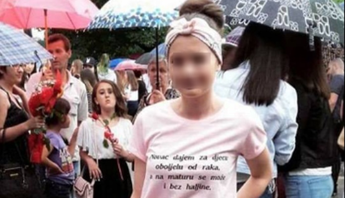 Djevojčicu iz Kaknja ismijali jer je umjesto na haljinu za maturu novac dala djeci s rakom
