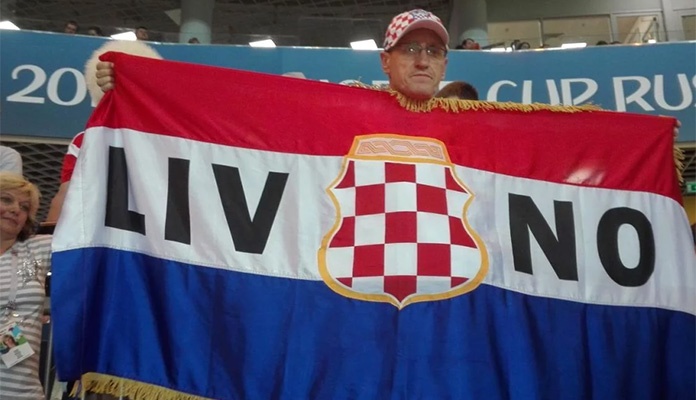 Navijačima iz Livna oduzeta zastava tzv. Herceg-Bosne
