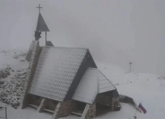 Na planinama u Sloveniji jutros pao snijeg