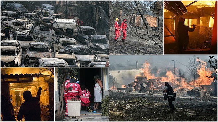 U požaru u Grčkoj poginulo najmanje 49 osoba