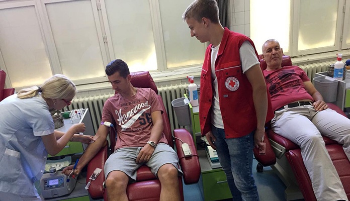 U današnjoj akciji dobrovoljnog darivanja krvi prikupljeno 28 doza