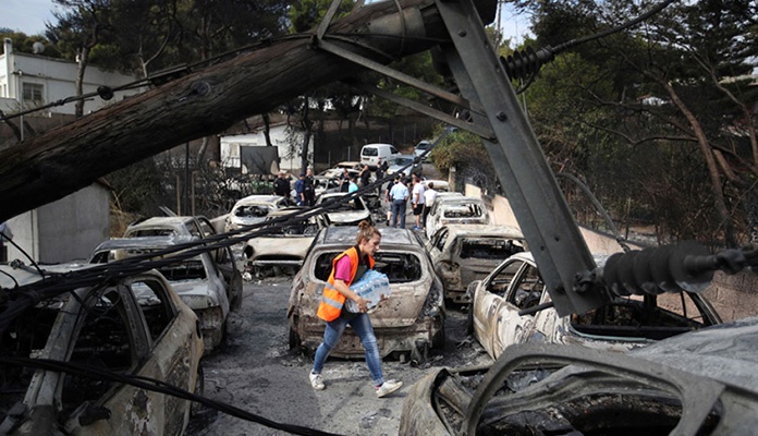 Grčki vatrogasci nastavljaju potragu za nestalima u požaru