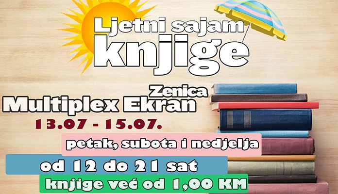 Ljetni sajam knjige u Multiplexu Ekran Zenica