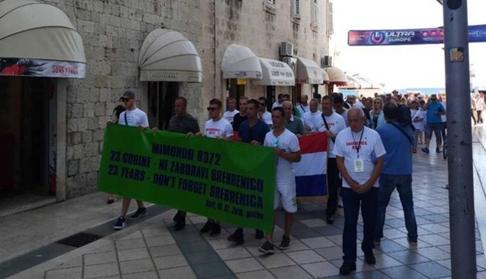 Splićani se mimohodom sjetili žrtava genocida u Srebrenici