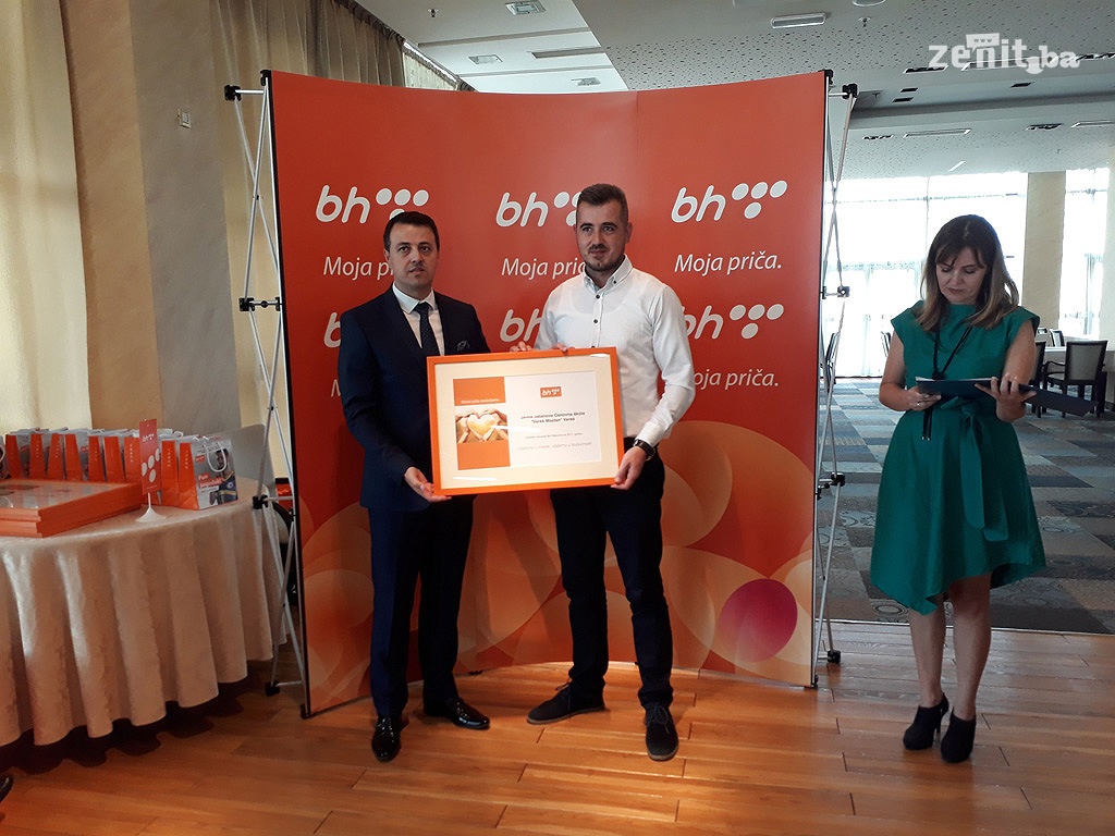 BH Telecom donirao 90.030 KM za 13 pravnih lica u ZDK (FOTO)