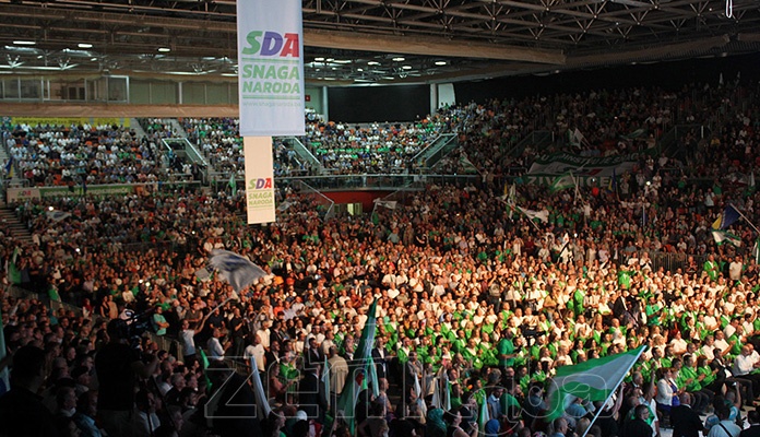 Prvi predizborni skup u Zenici održala SDA (VIDEO+FOTO)