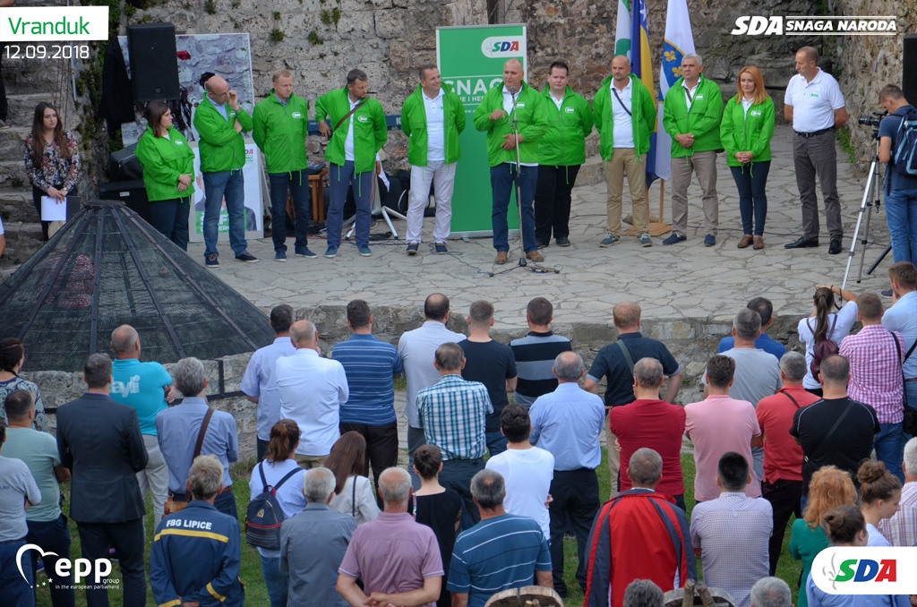 SDA održala predizborne skupove u Vranduku i Gladovićima (FOTO)