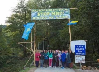 Kruščica brani svoje- građani protestvuju izgradnji mHE