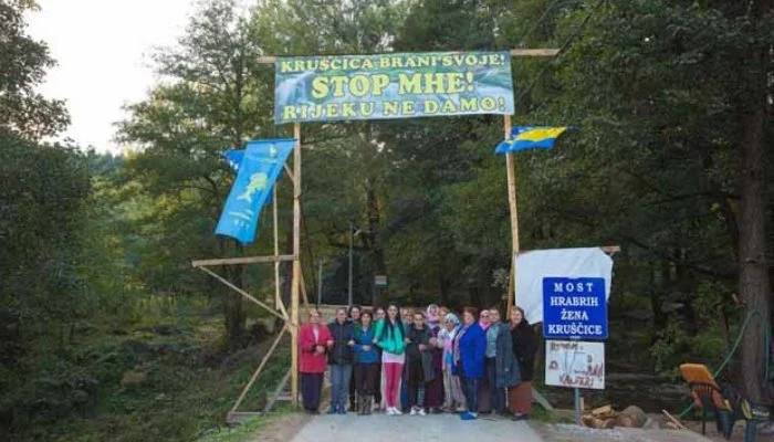 Kruščica brani svoje- građani protestvuju izgradnji mHE
