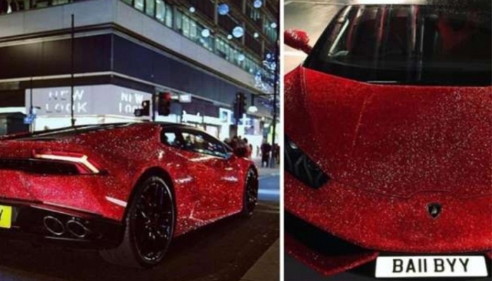 Swarovski kristalima prekrila Lamborghini Huracan (VIDEO)