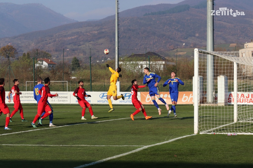 Mlada reprezentacija BiH pobijedila Azerbejdžan u Zenici (FOTO)