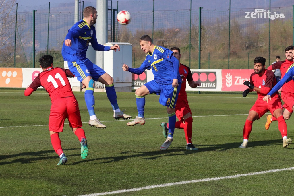 Mlada reprezentacija BiH pobijedila Azerbejdžan u Zenici (FOTO)