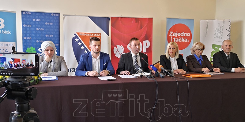 Zajednička konferencija šest stranaka o formiranju vlasti u ZDK (VIDEO)