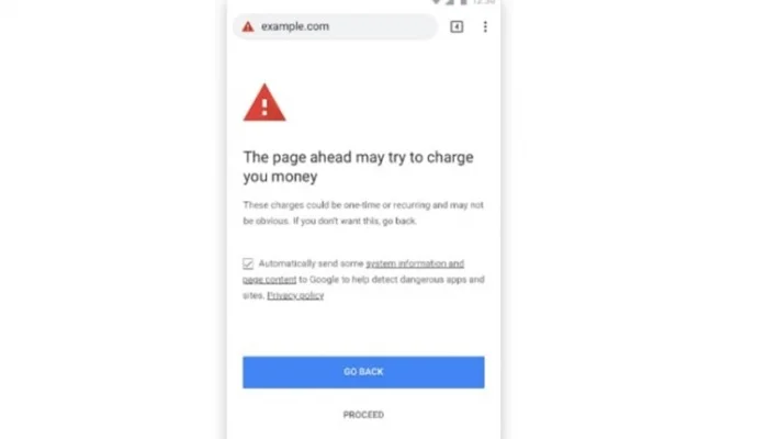 Upozorenja korisnicima Chroma o mogućoj naplati