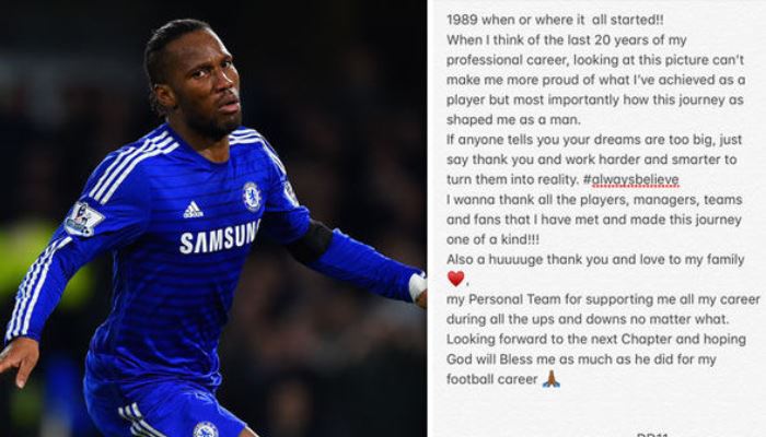 Legendarni Drogba objavio oproštajno pismo