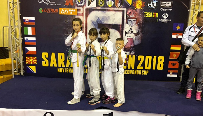 Taekwondo klub Zenica nastupio na turniru “Sarajevo Open”