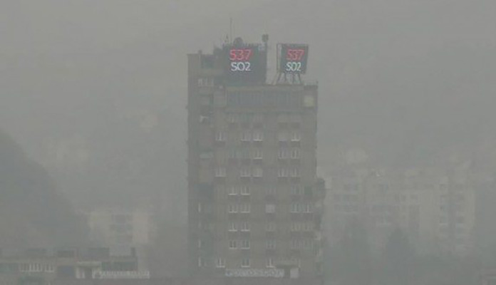 Zenica jutros najzagađeniji grad u BiH