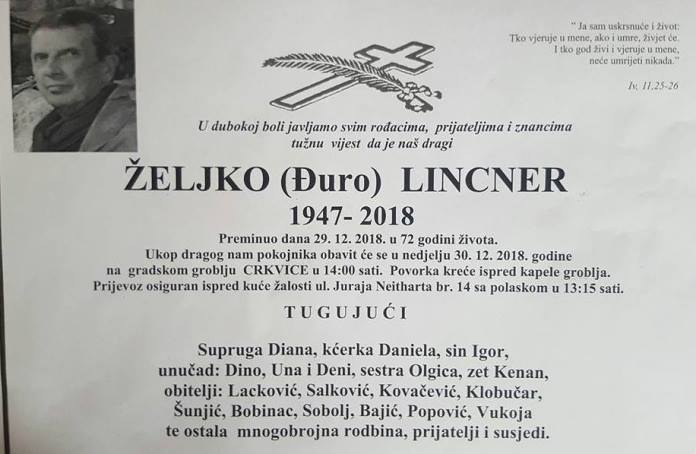Umro Željko Lincner, osnivač ZETEL-a