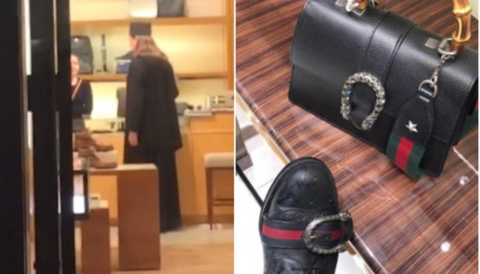 Sveštenik koji nosi “Gucci ” i “Louis Vuitton”