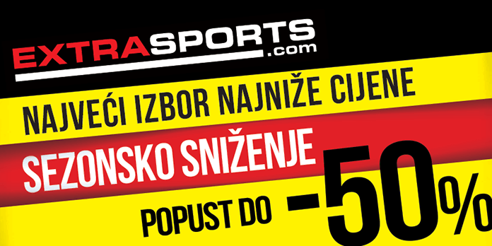 Sezonsko sniženje u Extra Sports radnjama