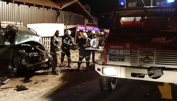 Dvije osobe povrijeđene u sudaru kod Busovače