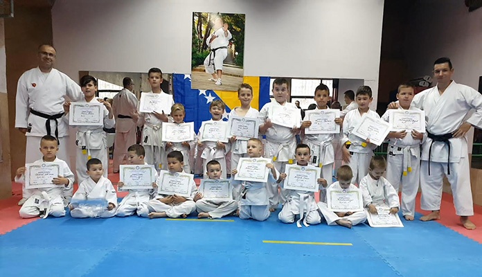 Održano polaganje za učenička karate zvanja kluba “Hasen Do”