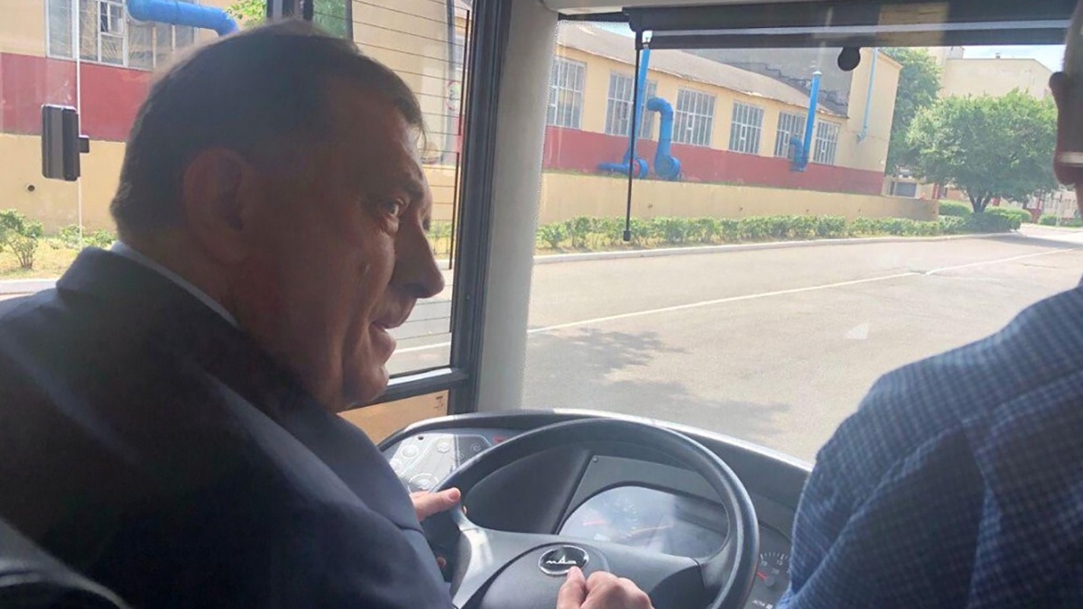 Dodiku ispunjena želja, vozio autobus u Bjelorusiji