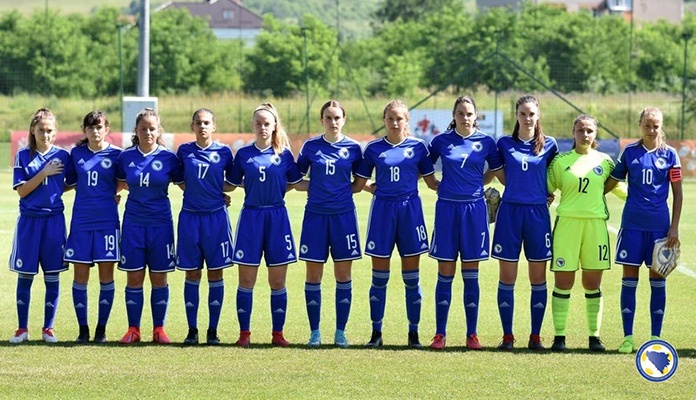 Remi ženske U17 BiH sa Sjevernom Makedonijom u Zenici