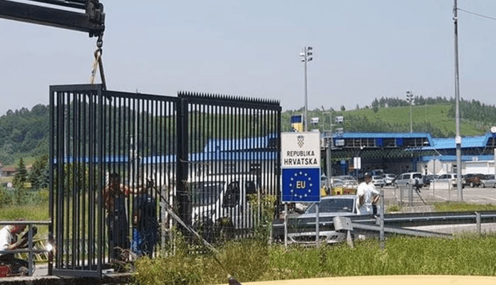 Hrvatska postavila ogradu na granici s Bosnom i Hercegovinom