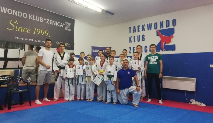 Članovi Taekwondo kluba “Zenica” polagali za više pojaseve