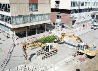 Nastavljeni radovi na ulici kod JU “Dom zdravlja” Zenica