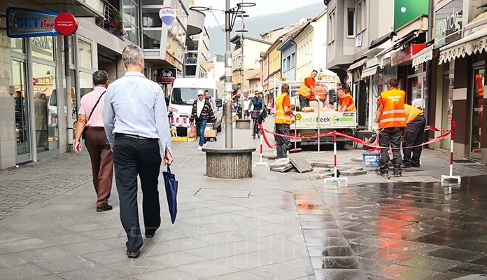 Počela sanacija glavne zeničke šetnice