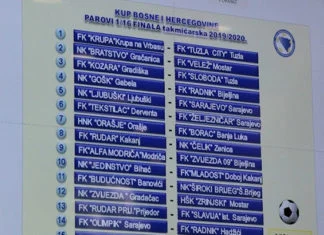 Izvučeni parovi 1/16 finala Kupa BiH