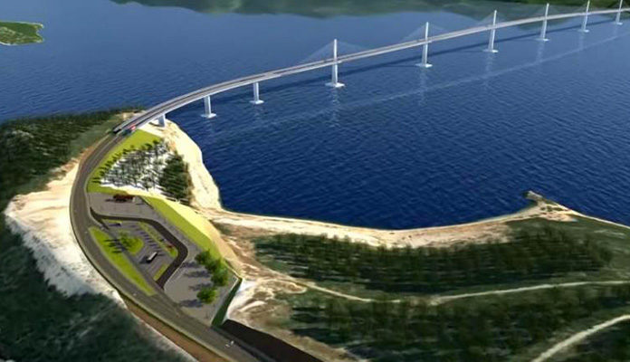 3D Simulacija Pelješki Most