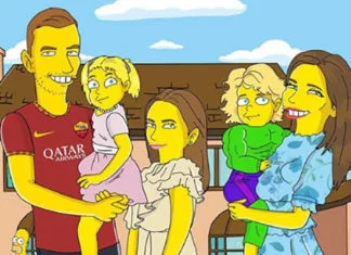 Dijamant nasmijao fanove: Porodica Džeko kao Simpsonovi Edin Džeko Simpsonovi