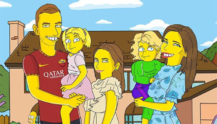 Edin Džeko Simpsonovi