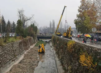 U toku čišćenje korita Kočeve na tri lokacije