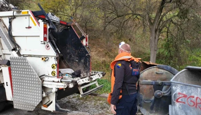 Komunalci pronašli minu u kontejneru, spriječena tragedija