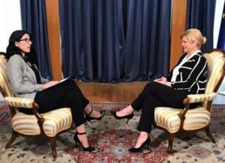 Kolinda opet veličala zločinca Praljka Kolinda Intervju