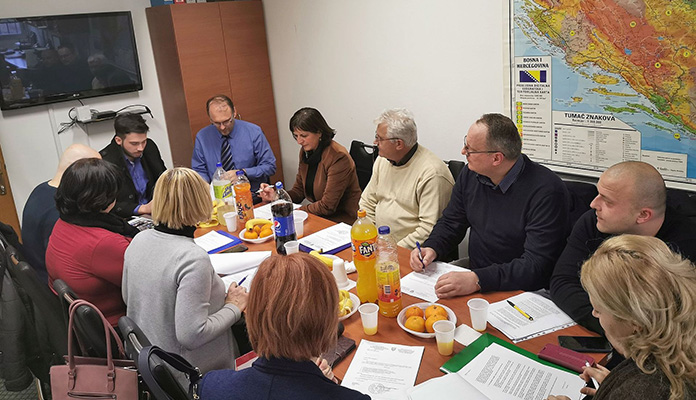 Kantonalni štab Civilne Zaštite Sastanak